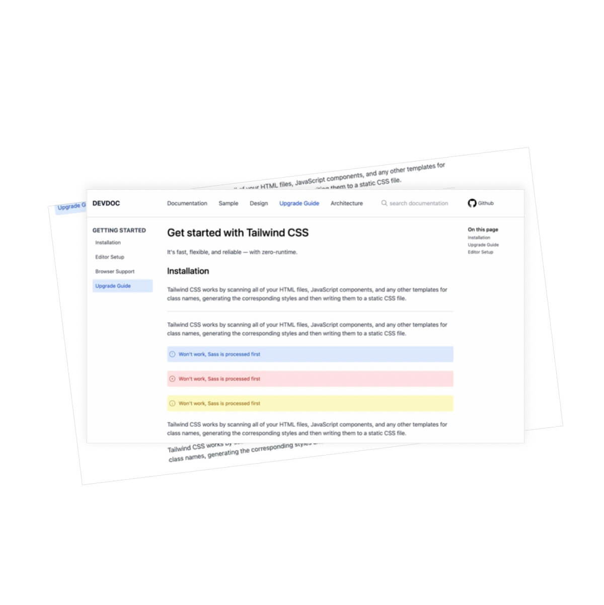 tailwind css convert service