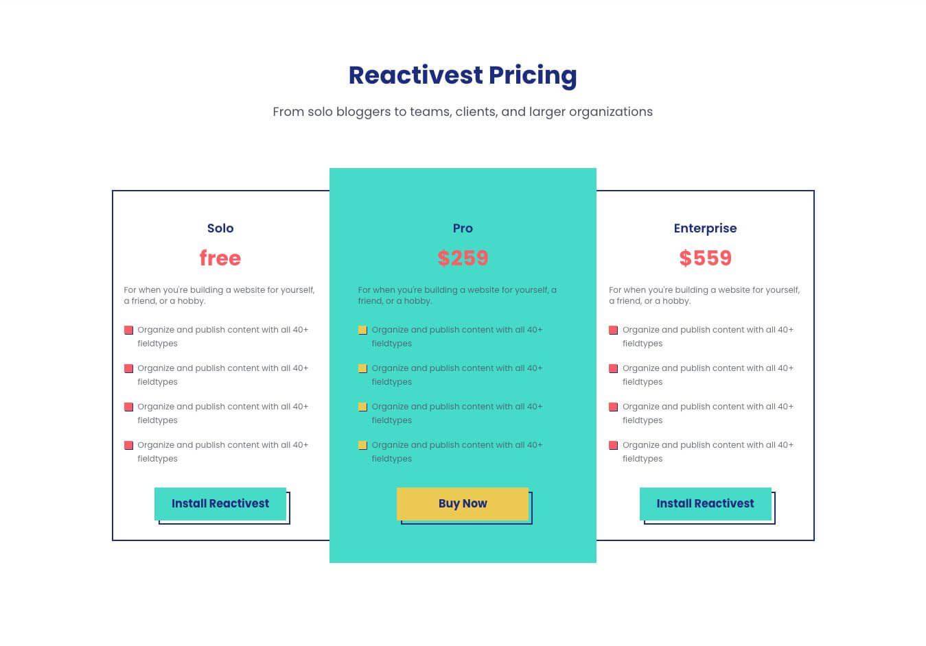 Reactivest